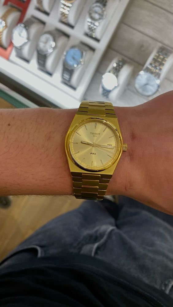 TISSOT PRX Gold