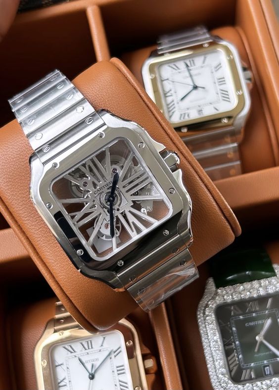 Cartier Santos Skeleton
