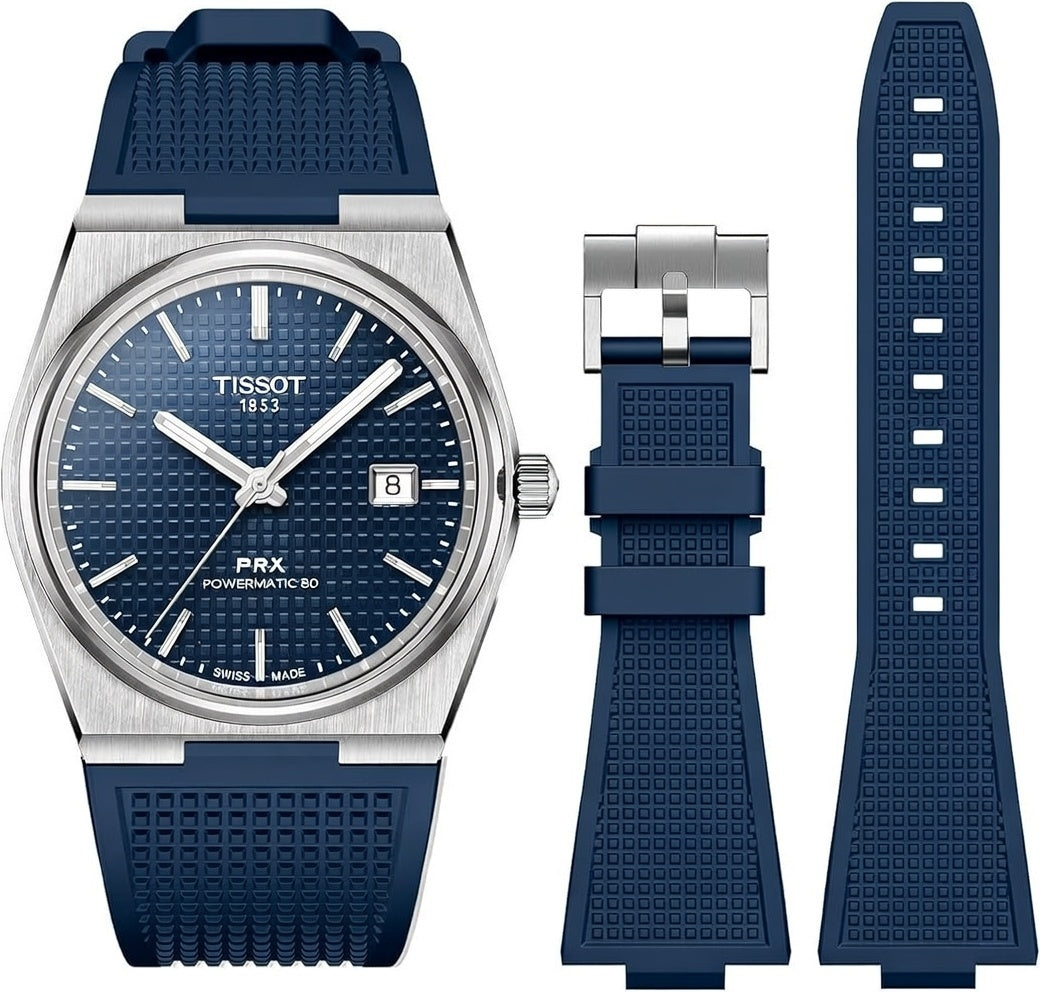 Tissot-Silicone Bleu