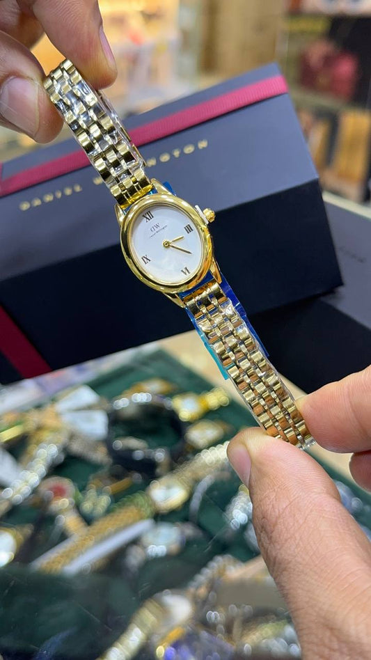 Daniel Wellington Ophelia Doré Blanc