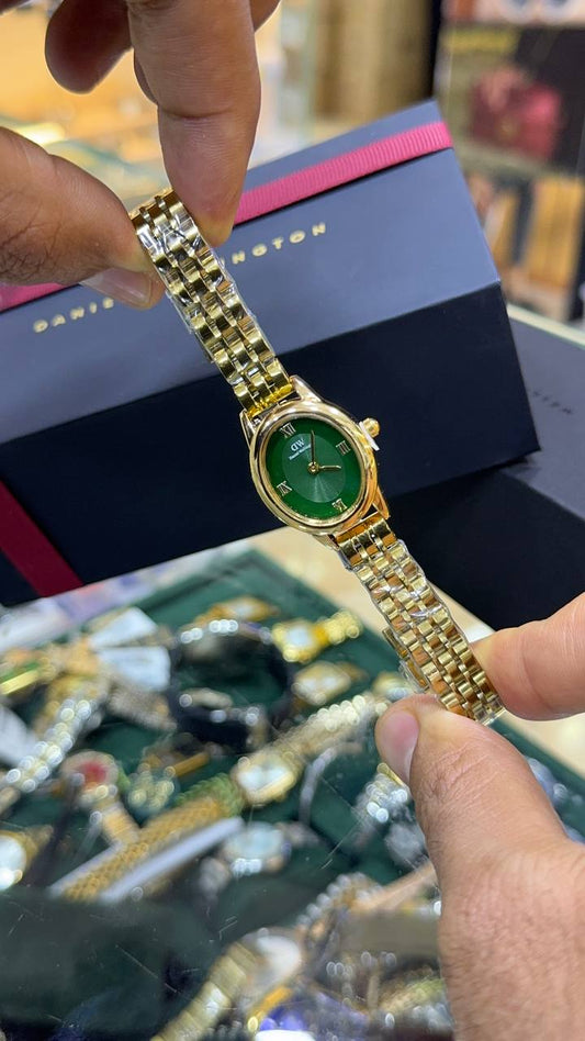 Daniel Wellington Ophelia Doré Vert