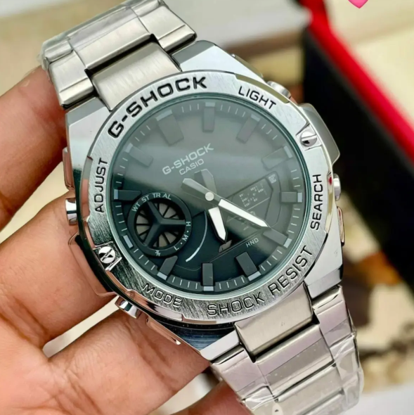 G-Shock  Métal Argent