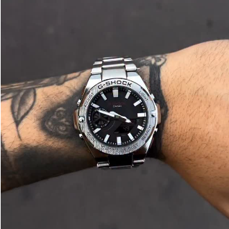 G-Shock Métal  Argent & Noir