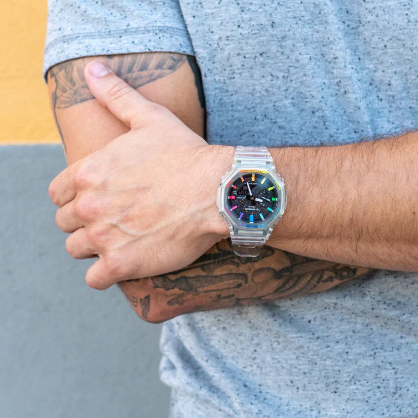 G-Shock Transparent Rainbow