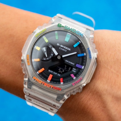 G-Shock Transparent Rainbow