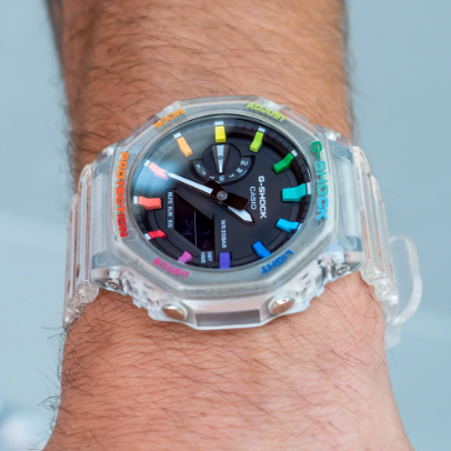 G-Shock Transparent Rainbow