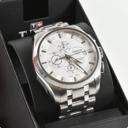 Tissot Couturier Gris Blanc