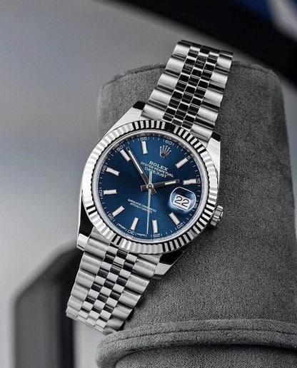 Rolex Datjust  Bleu