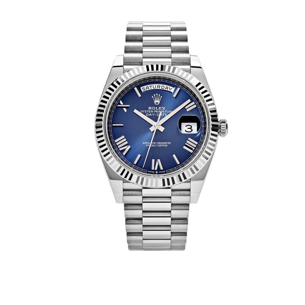Rolex Day Date Bleu