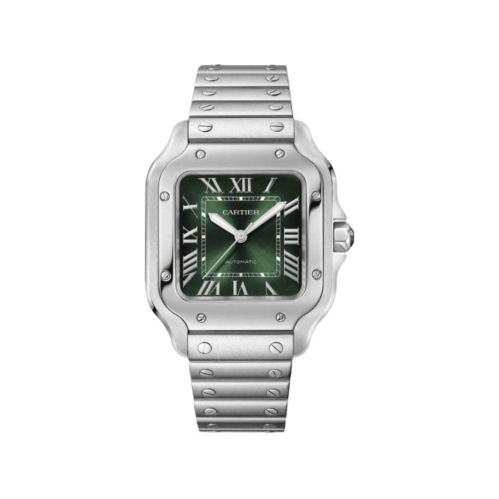 Cartier Santos Cadran vert