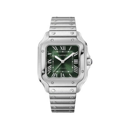 Cartier Santos Cadran vert