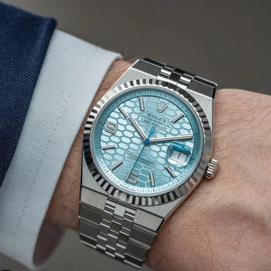 Rolex Land-Dweller bleu