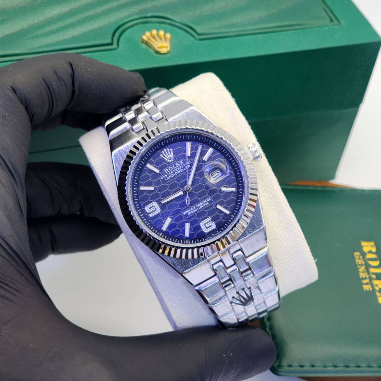 Rolex Land-Dweller Bleu