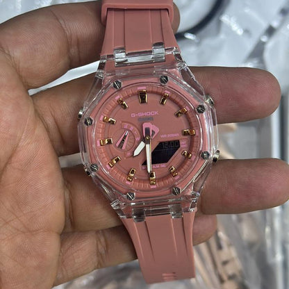 G-Shock Rose transparent