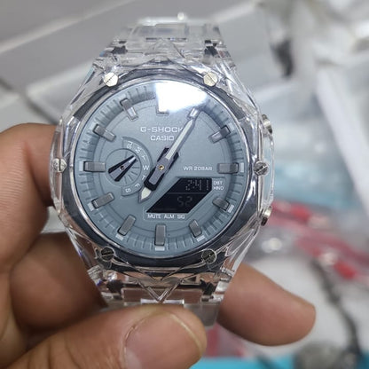 G-Shock transparent Gris