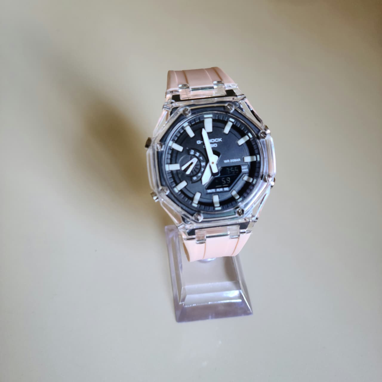 G-Shock Transparant Biege