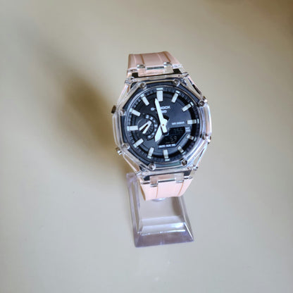G-Shock Transparant Biege