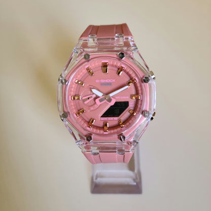G-Shock Rose transparent