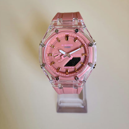 G-Shock Rose transparent